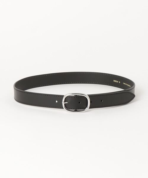 MAISON BOINET レザーベルト　80 MAISON BOINET（メゾンボワネ） ベルト 80cm ブラック メンズ