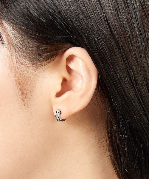 VENDOME AOYAMA イヤリング プラチナ ベーシック フープヤリング 