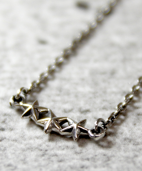 ★早期完売★TATIANA★Star and Ball Necklace★日本未入荷★ Cut Ball Chain - Silver925 | SHINKO STUDIO Japanese Jewelry