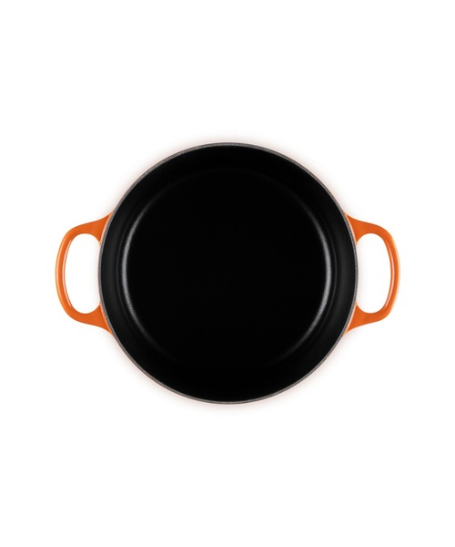 Le Creuset 鍋 シグニチャー ココット・ロンド 22cm (内側