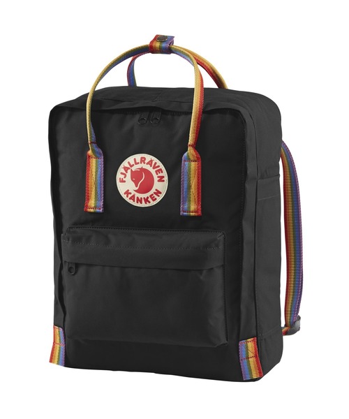 カンケン レインボー 黒FJALL RAVEN フェールラーベン Fjallraven Kanken デイバック リュック Rainbow (FJALLRAVEN/フェール