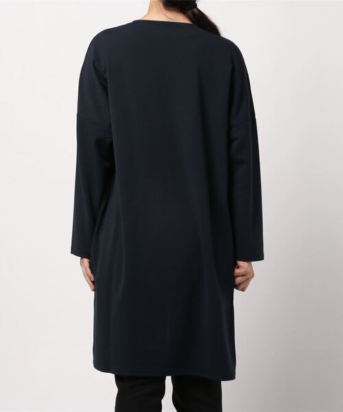 ジャケット ノーカラージャケット ジッパー使いVネックロングジャケット|ZOZOTOWN |13