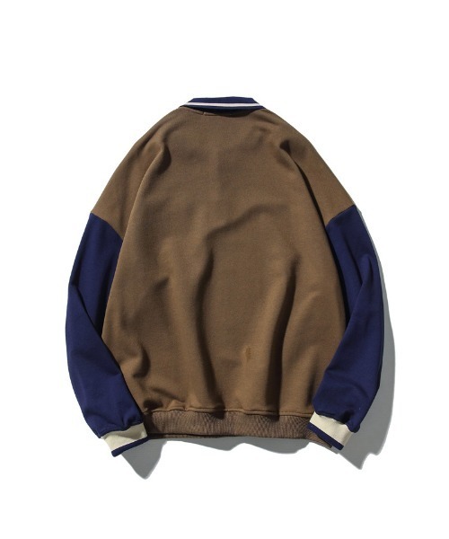 ポロシャツ 「HOOK」胸ポケット刺繍入りボーダー柄リブポロシャツ