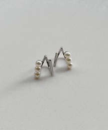 ［すぐにお届け］PHOEBE PHILO ダブルボールイヤリング Phoebe イヤリング ダブルラインフープイヤリング レディース