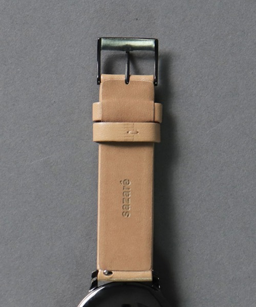 sazare サザレ 腕時計 未使用　日本製　クォーツ　稼働品　38mm レザー sazare（サザレ） 腕時計 「 」 Ref : 01.03.00 / アナログ ウォッチ