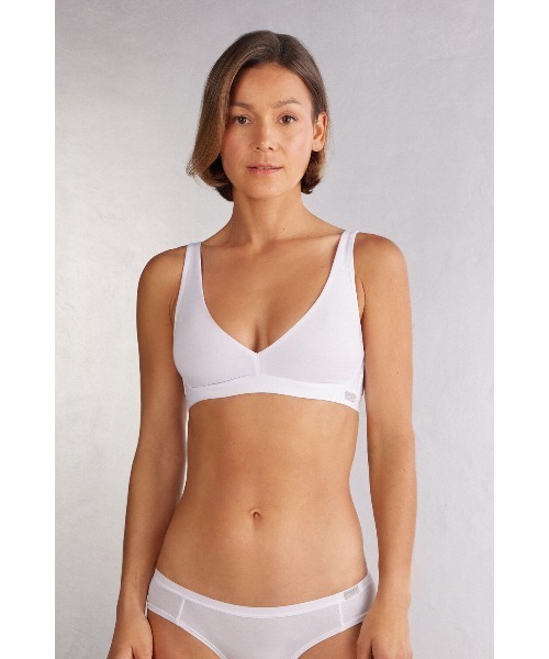【Intimissimi】ブラジャー&ショーツセット Intimissimi ブラジャー Lara コットン トライアングルブラ
