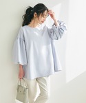 ブラウス シャツ ＼新色追加/袖バルーンAライ...の詳細画像1