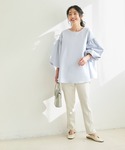 ブラウス シャツ ＼新色追加/袖バルーンAライ...の詳細画像2