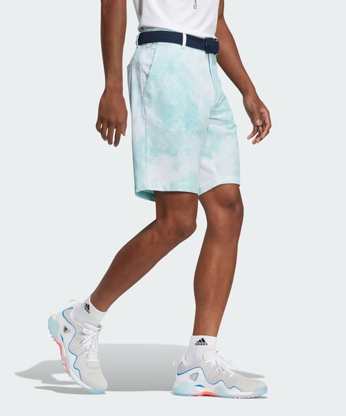 adidas パンツ PLAY GREEN スプレーダイ ショートパンツ「adidas