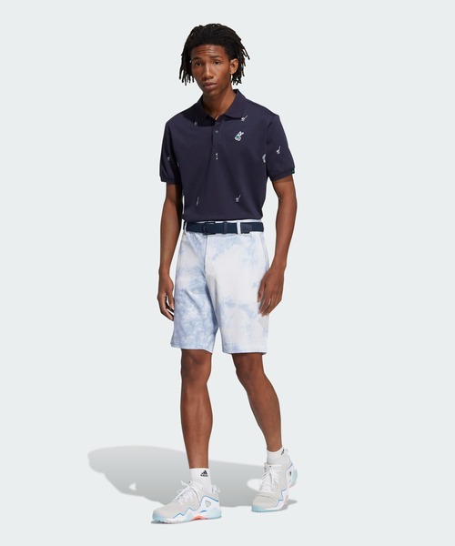 adidas パンツ PLAY GREEN スプレーダイ ショートパンツ「adidas
