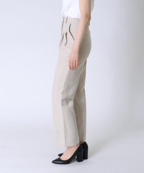【関税込み】By Malene Birger ベージュ Assuka パンツ BY MALENE BIRGER パンツ / BIRGER(リネンストレートセンター