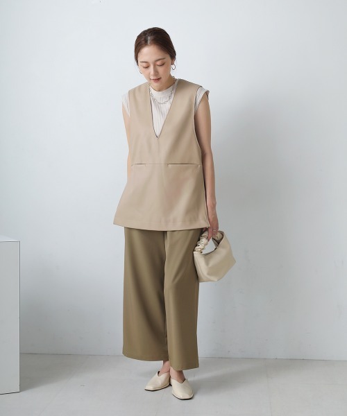 Bou Jeloud（ブージュルード） ベスト ジレ エコレザーベスト