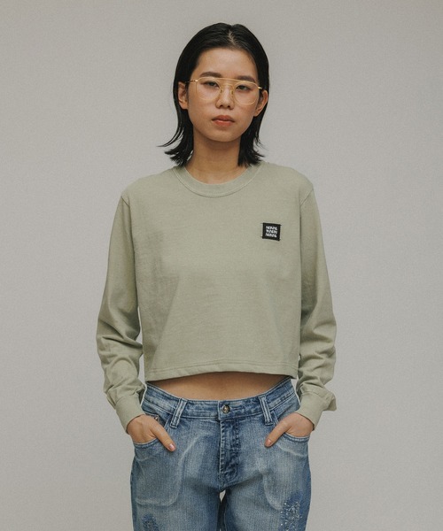 tシャツ 「TOPS」M TO R ORIGINAL LOGOPATCH L/S TEE レディース メンズ M TO R tシャツ 「TOPS」M ORIGINAL LOGOPATCH L/S TEE