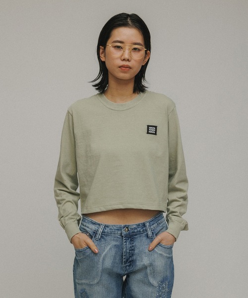 tシャツ Tシャツ レディース 「TOPS」M TO R ORIGINAL LOGOPATCH L/S TEE｜zozo｜14