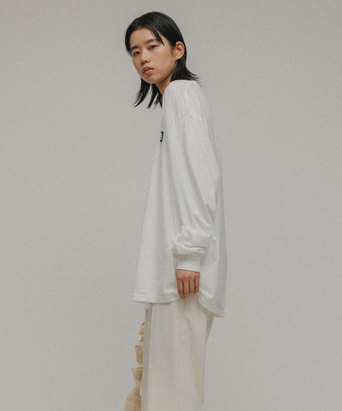 M TO R tシャツ 「TOPS」M ORIGINAL LOGOPATCH L/S TEE