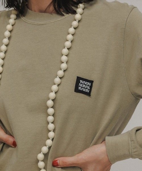 tシャツ 「TOPS」M TO R ORIGINAL LOGOPATCH L/S TEE レディース メンズ M TO R tシャツ 「TOPS」M ORIGINAL LOGOPATCH L/S TEE