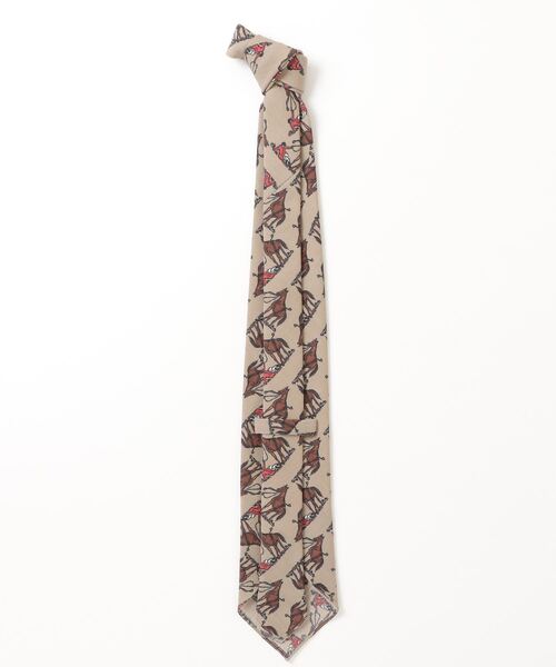 Fratelli Luigi ネクタイ FratelliLuigi:WOL PRINT HORSE