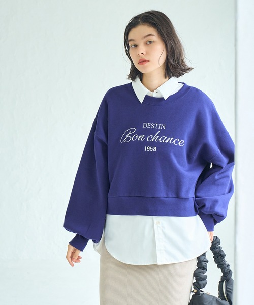 ROPE' PICNIC（ロペ ピクニック） トレーナー スウェット 裏起毛刺繍