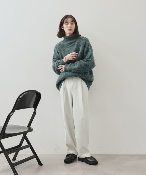 JUNRED（ジュンレッド） セーター ニット モヘアライクタートルネック