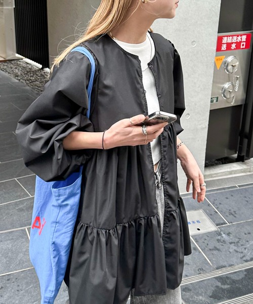ブラウス シャツ マルチウェイティアードチュニック レディース