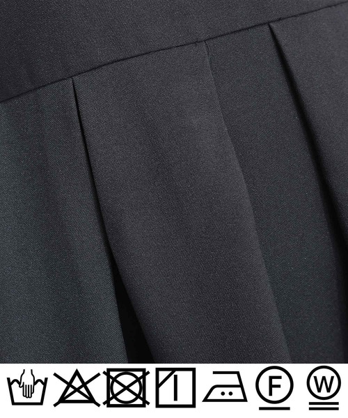 PICCIN PERLA ワンピース 「日本製」袖チュール切り替えワンピース