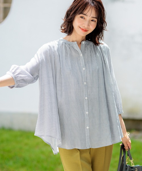 ブラウス シャツ 「WEB限定・洗える」BackSatinette ブラウス レディース 楽天市場】ブラウス レディース ストレッチ パウダーサテン