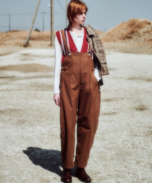 ジョンブル レディース Johnbull デニムVネックコンビネゾン zp176