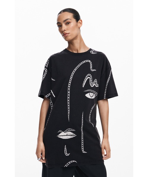 Desigual VESTBAIXAS ワンピースショートスリーブ Desigual ワンピース VESTBAIXAS ワンピースショートスリーブ