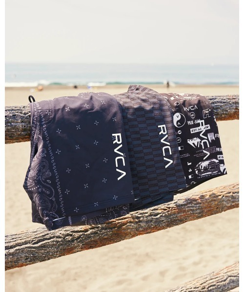 新品　24年夏 RVCAルーカ　ボードショーツ/サーフトランクス　水色　M RVCA 水着 メンズ 「AZUL」 ELASTIC BS ボードショーツ/サーフ