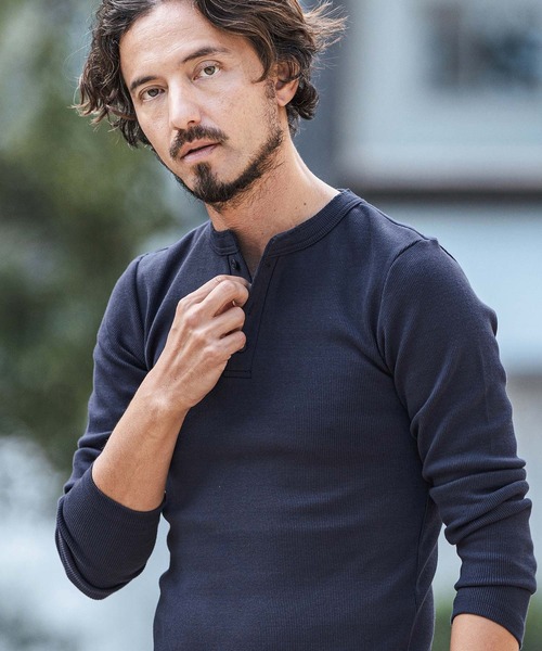 CAMBIO（カンビオ） tシャツ mlt4853- ヘビーウエイトフライスヘンリー