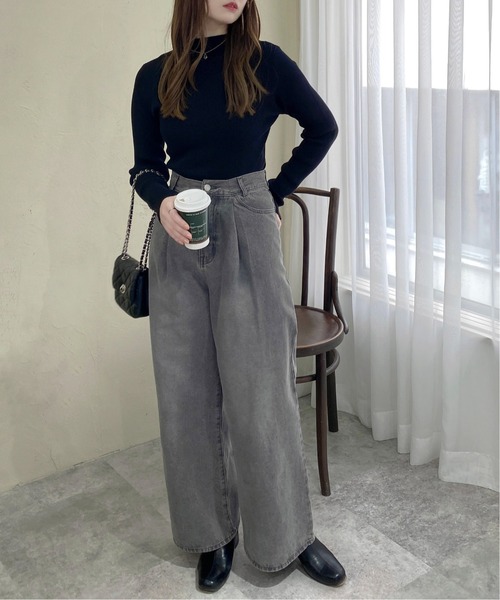 値下げ交渉◎ GANNI カットアウト タートルネックセーター GANNI ガニー セーター Check Wool Oversized Pullover チェック