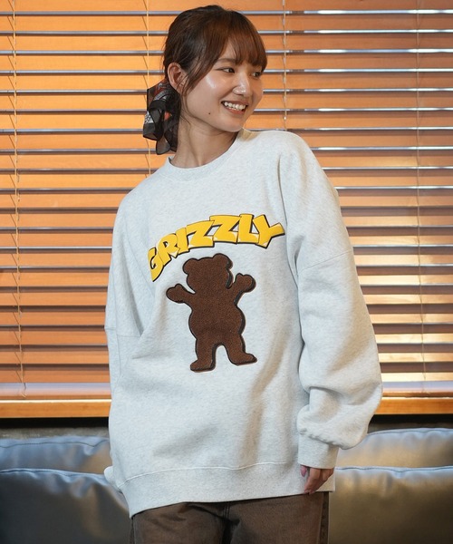 トレーナー スウェット GRIZZLY/グリズリー スウェット 24G3332 レディース GRIZZLY トレーナー スウェット GRIZZLY/グリズリー 24G3332