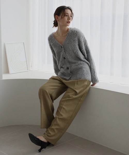 ENC パンツ two tuck double waist pants / ツータックダブル