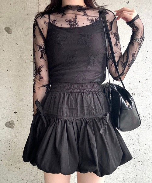 ブラックレースシアートップス レディース : ZOZOTOWN Yahoo!店