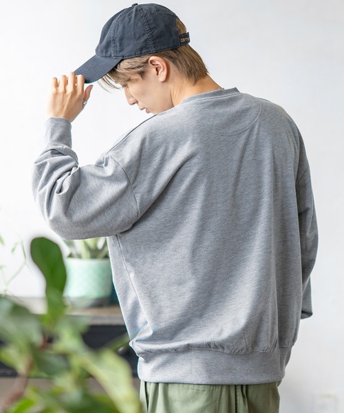 POPEYE グレー スウェット M POPEYE（ポパイ） トレーナー スウェット 「POPEYE」プリント ミニ裏毛