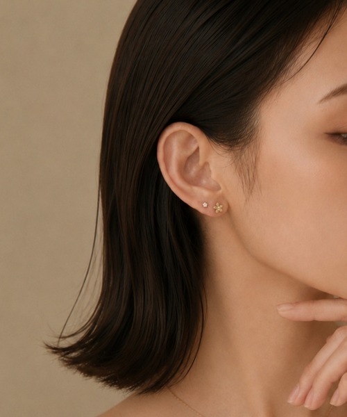 ciite' つけっぱなし サージカルステンレス アレルギー対応 ピアス