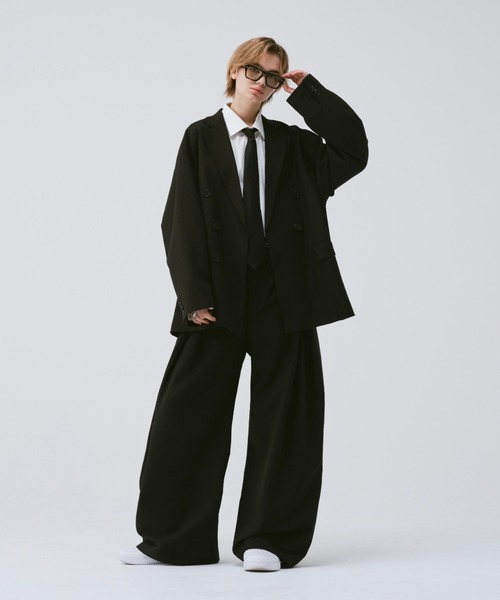 soerte 3タックワイドバルーントラウザー