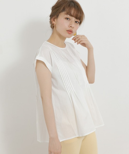 「URBAN RESEARCH Sonny Label」 半袖ブラウス FREE ホワイト レディース URBAN RESEARCH Sonny Label 「URBAN Label」 半袖ブラウス FREE
