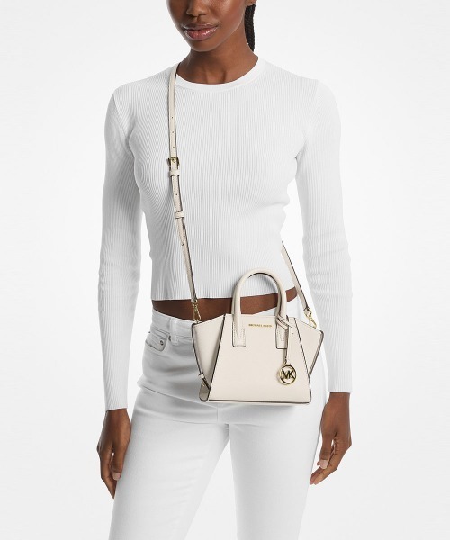MICHAEL KORS ショルダーバッグ バッグ AVRIL レザー スエード