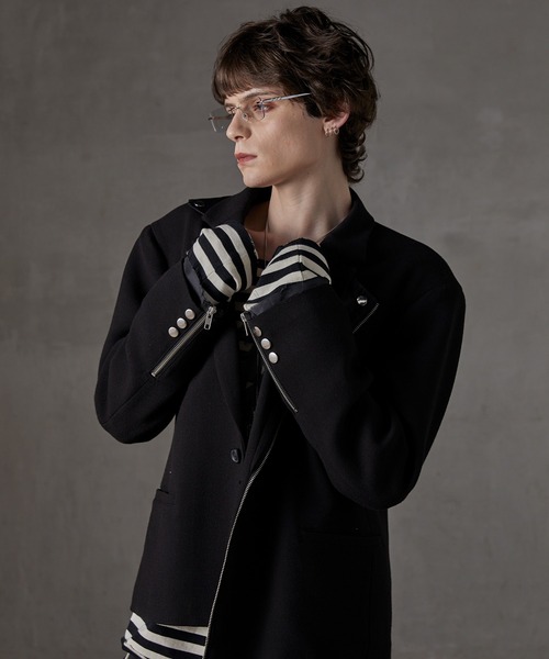 GRANCY ラインストーンデザインリムレスメガネメタルフレーム眼鏡 ケース付き GRANCY】Rhinestone Design Rimless Glasses / ラインストーン