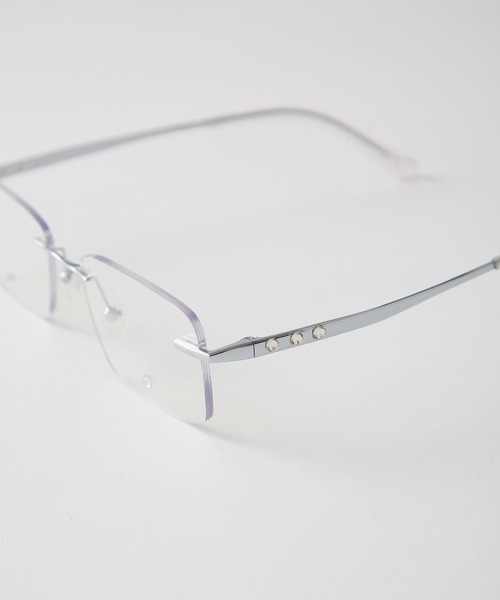 GRANCY サングラス 「GRANCY」Rhinestone Design Rimless