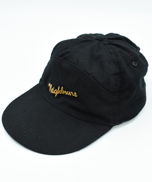 2個セット アメリカ製 ヴィンテージ cap ブラック VINTAGE キャップ 帽子 「ヴィンテージ古着」Neighbors プリント