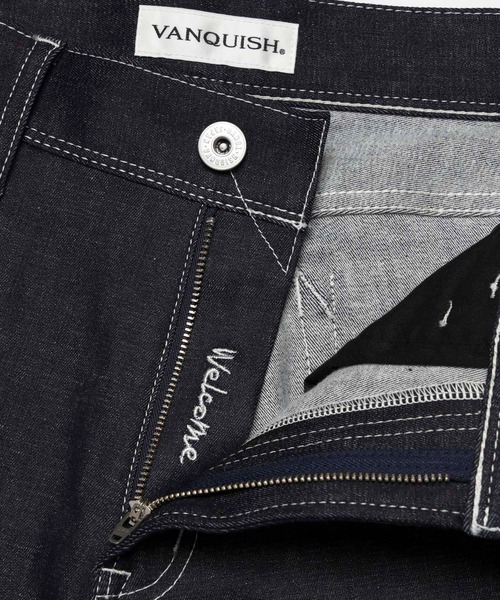 VANQUISH ジーンズ / ヴァンキッシュ リジット スキニーデニムパンツ