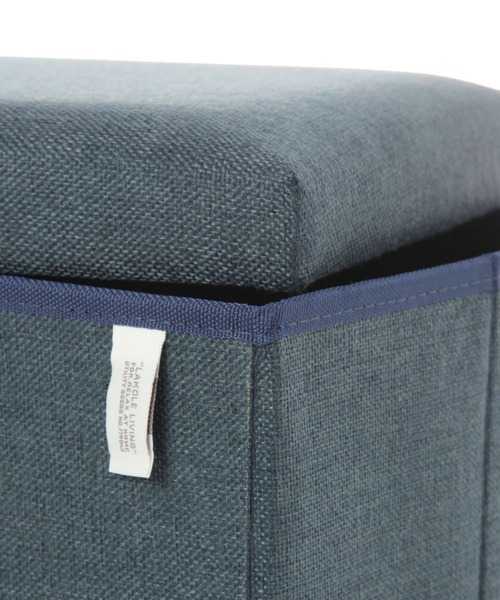 収納 「収納力抜群・椅子にもなる」ストレージスツール「カラー」(W48cm) / 284428 | LAKOLE | 16