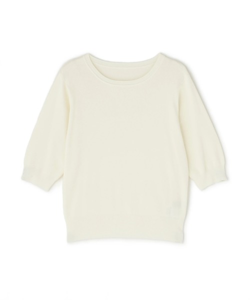 N.Natural Beauty Basic ニット セーター 総針クルーネック五分