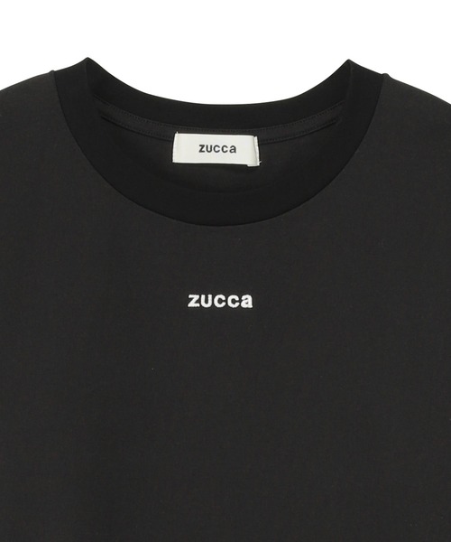 「ZUCCa」 半袖カットソー M size ホワイト レディース ZUCCa 「ZUCCa」 半袖Tシャツ M size ホワイト レディース