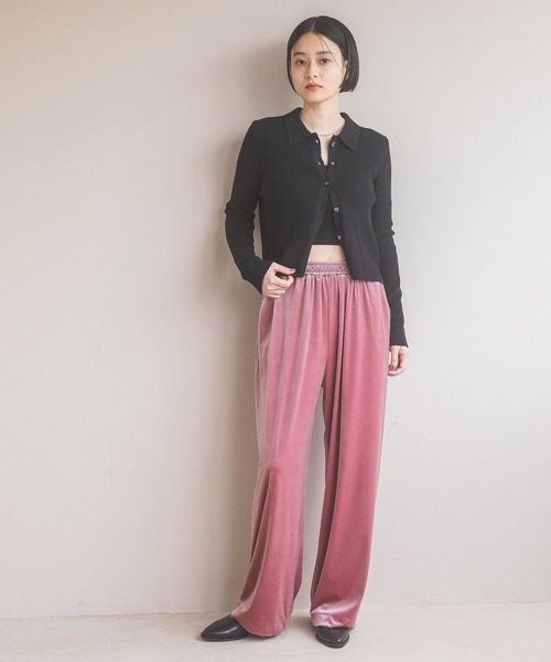 「A part by」 イージーパンツ FREE ピンク系その他2 レディース_画像3