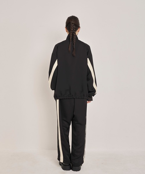 パンツ Track Suit Straight Pants Nora Lily パンツ 「Nora Lily」Wide Straight Line Track Pants