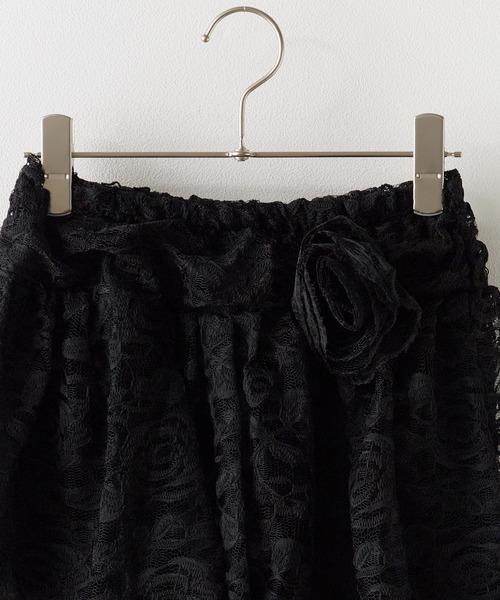 Chick スカート Asymmetry Lace Skirt / アシンメトリーレーススカート