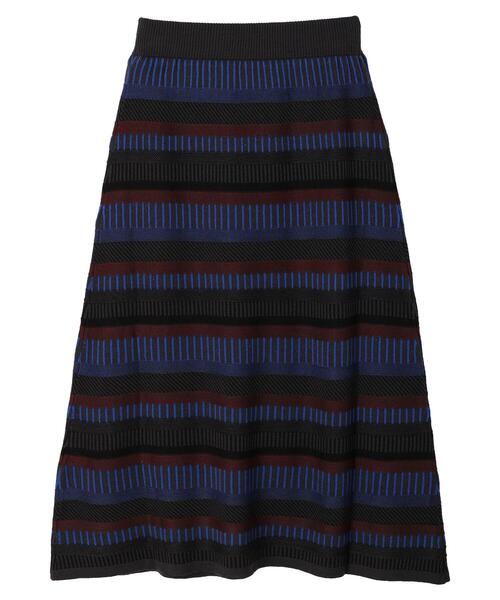 「Green Parks」 「YE LiBARE」ニットスカート FREE グリーン レディース_画像8